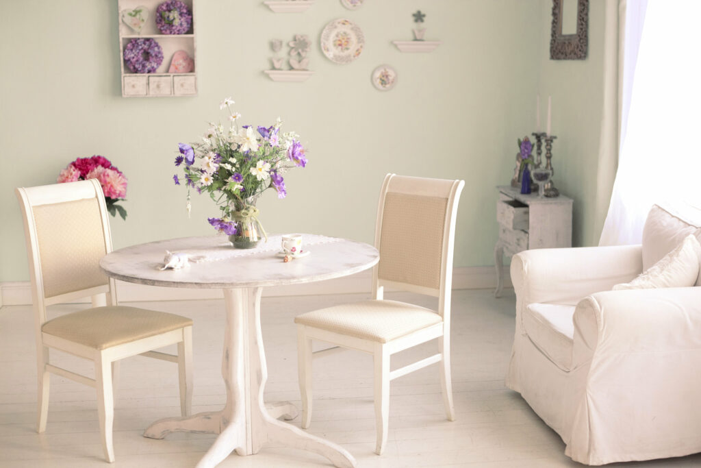 Shabby Chic Esszimmer