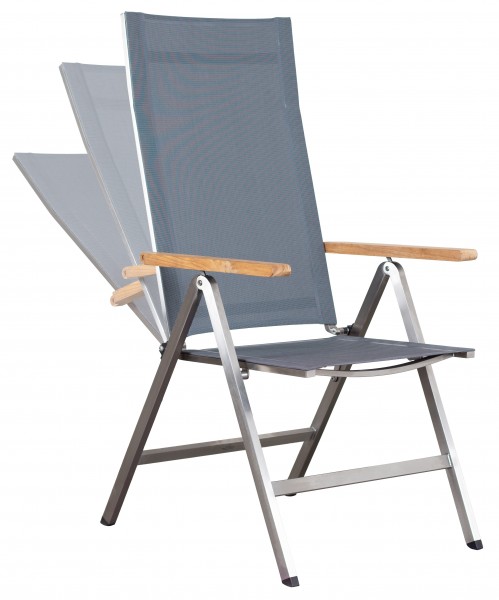 deVries Lute Relaxsessel Hochlehner grey