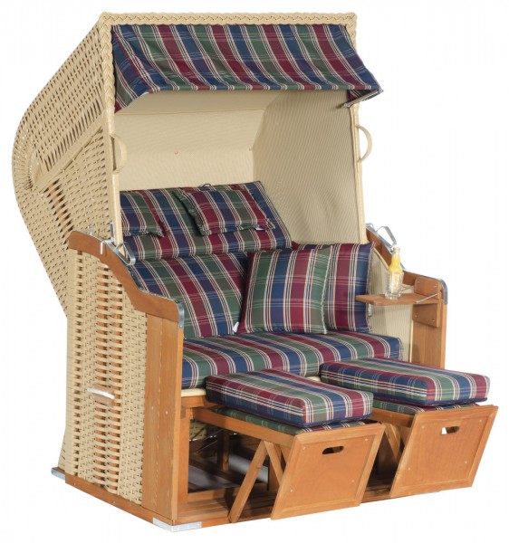 SunnySmart Strandkorb Rustikal 255 Plus beige
