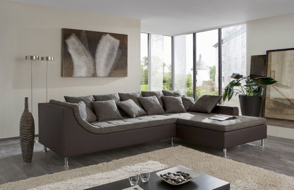 Jockenhöfer Sofa Montego braun