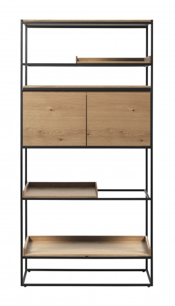 Livingruhm Bücherregal Rivoli Eiche Natur