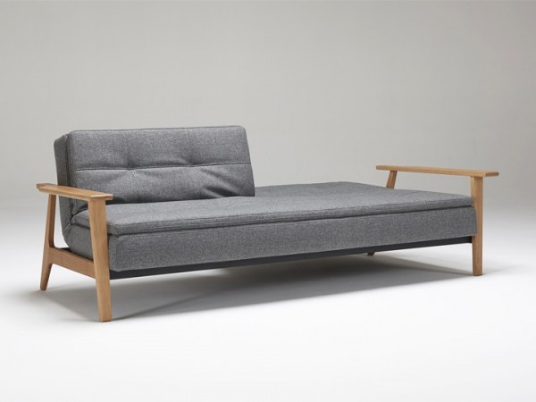 Innovation Dublexo Frej Schlafsofa 3-Sitzer mit Armlehnen