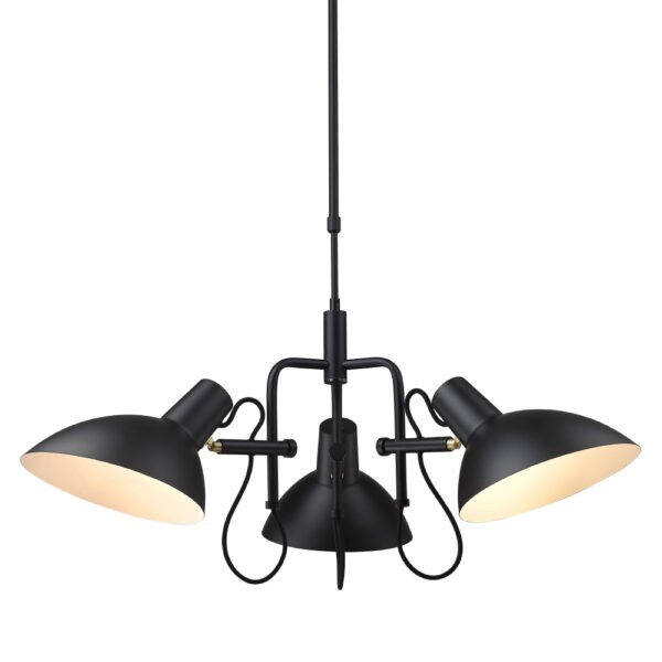 Halo Design Kronleuchter Metropole schwarz