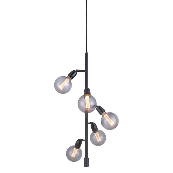 Halo Design Pendelleuchte Compass Vertikal Schwarz