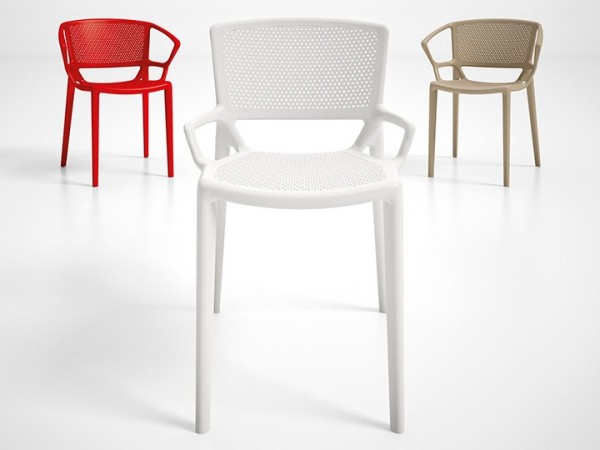 Infiniti Fiorellina Stuhl 4er-Set perforiert