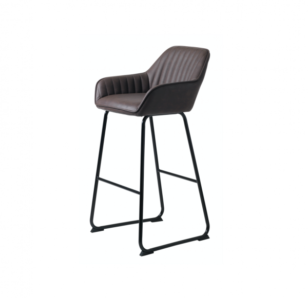 Barstuhl Brooks in braun von Livingruhm
