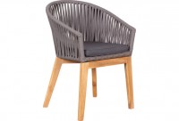 deVries Webster Diningsessel 13 mm rope dark grey