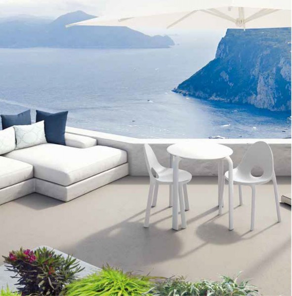 Infiniti Drop Gartenstuhl 4er-Set Kunststoff