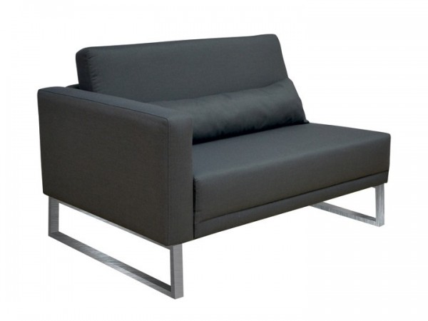 Livingruhm Bari Loungegruppe Modul links 1,5-Sitzer Silvertex