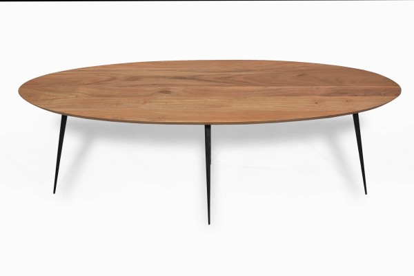 SIT Möbel Couchtisch oval Tischplatte Akazie natur
