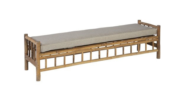 Exotan Bamboo Gartensitzbank 2-Sitzer Bambus 180 cm breit