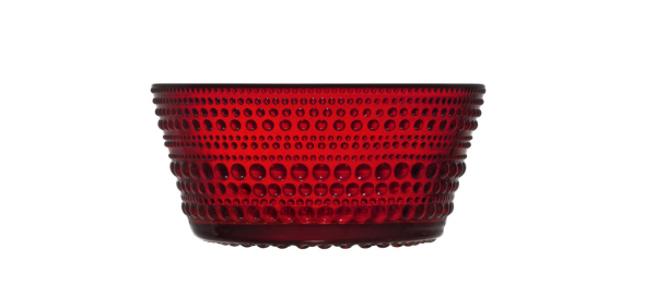 iittala Schale Kastehelmi 0,23 l cranberry